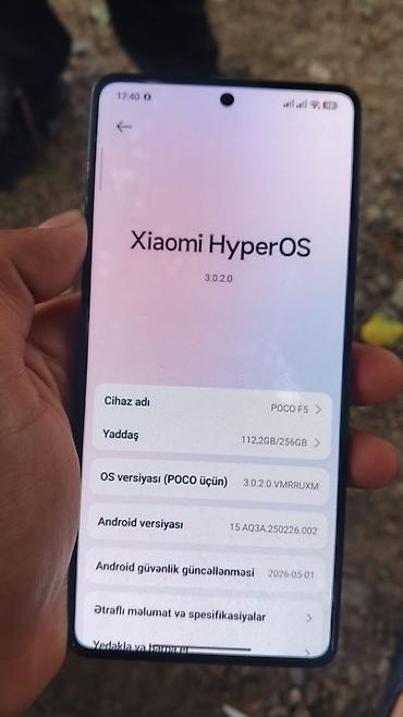 lg kondisioner 60 kv: Poco F5, 256 GB, rəng - Qara, Sensor — 3