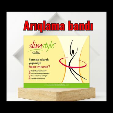 arıqlama çayları: ARIQLAMA BANDI. One More Slimstyle arıqlama bandı. Transtermal dalğa