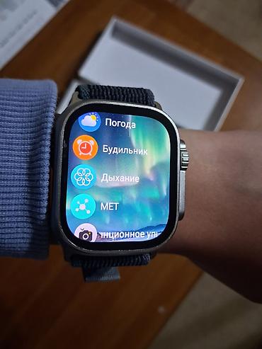 Башка акылдуу сааттар: Смарт часы HK 9 ULTRA 2 (реплика Apple Watch Ultra 2) - Измерение — 9