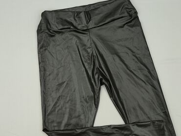 legginsy na motor damskie: Legginsy Ze skóry ekologicznej damskie, rozmiar M