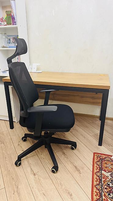 ofis stul: Erqonomik ofis dəsti – masa və kreslo - Masa: Minimalist dizaynlı — 1