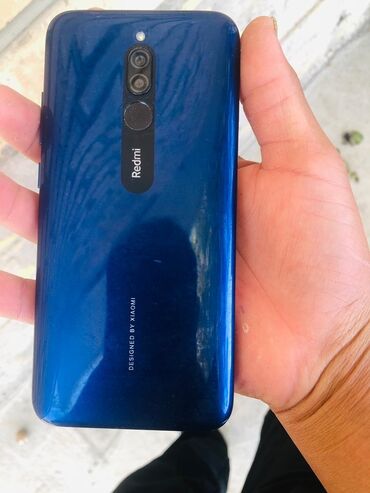 швейный материал: Redmi, Redmi 8, Б/у, 32 ГБ, цвет - Синий, 2 SIM