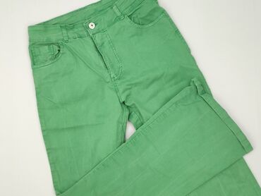 Material trousers for women, size L (EU 40)