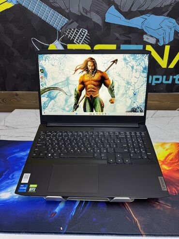 3080 видеокарта: Ноутбук, Lenovo, 16 ГБ ОЗУ, Intel Core i5, 15.6 ", Игровой, память SSD