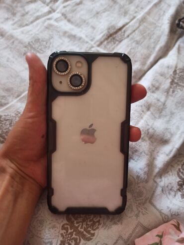 купить блок питания в бишкеке: IPhone 13, Колдонулган, 128 ГБ, Ак, Коргоочу айнек, Каптама, Куту, 80 %