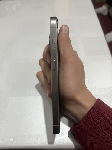 Apple iPhone: IPhone 15 Pro, Б/у, 256 ГБ, Серебристый, Чехол, 88 % — 7