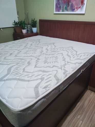 детские кроватки с комодом: Б/у, Двуспальная кровать, С подъемным механизмом, С матрасом, Азербайджан