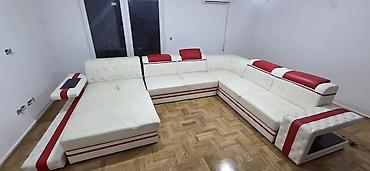 Ugaone garniture: Ugaona garnitura u obliku slova U – moderna, prostrana i funkcionalna — 1