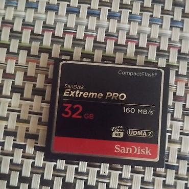 blu ray disk: SanDisk Extreme PRO CompactFlash yaddaş kartı - Tutum: 32 GB - Sürət — 1