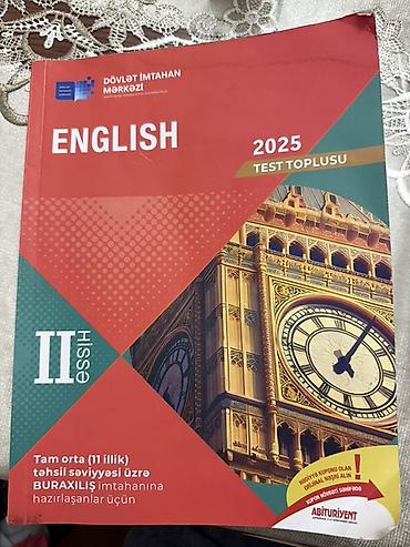 Testlər: İngilis dili Testlər 11-ci sinif, DİM, 2-ci hissə — 1