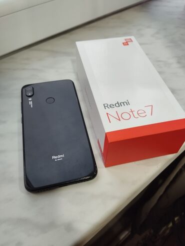 Xiaomi: Xiaomi Redmi Note 7, 64 GB, rəng - Qara, 
 İki sim kartlı, Face ID, Sensor