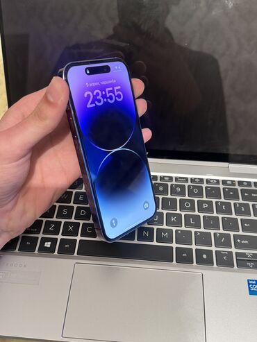 htc desire eye: IPhone 14 Pro, 128 GB, Deep Purple, Zəmanət, Face ID