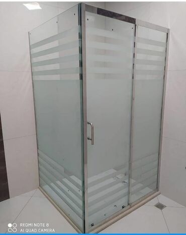 Duş kabinaları, arakəsmələr: Yeni Üstü açıq kabina, Künc üçün, Ödənişli çatdırılma — 6