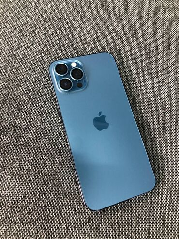 apple 13 pro max: IPhone 12 Pro Max, Б/у, 256 ГБ, Синий, Защитное стекло, Чехол, 85 %