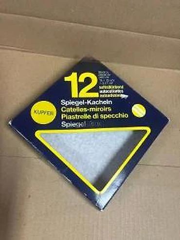 Ogledala: Samolepljive ogledalo-pločice – set od 12 komada - Dimenzije jedne — 1