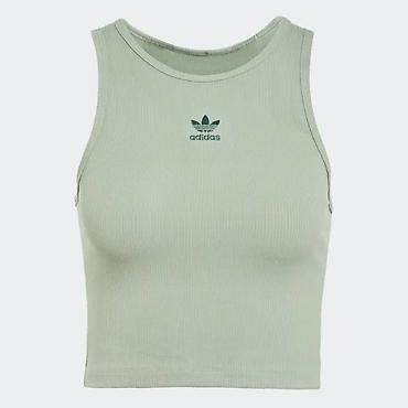 passage odeca: ADIDAS Originals ESS RIB TAnk vel. S NOVO JC9005 Odlično se slaže uz — 1