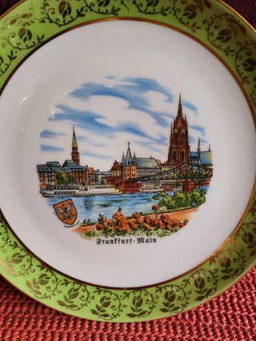 Slike i ramovi: Tanjir nov za zid,vintaz Frankfurt. Porcelanski nov tanjir za — 5