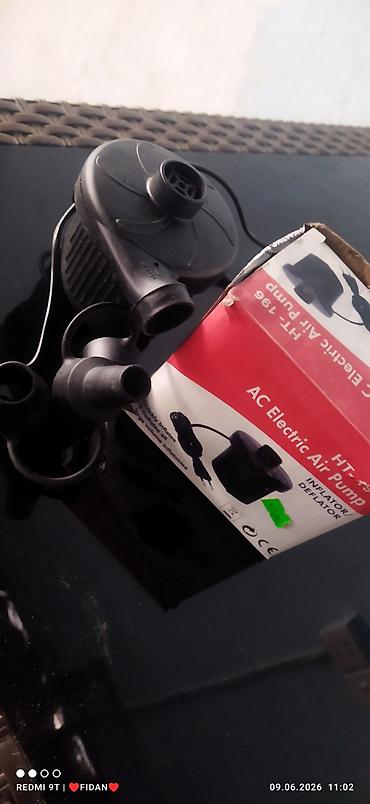 Alətlər: HT-196 AC Electric Air Pump – şişirdici/boşaldıcı Məhsulun — 4
