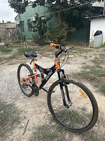 sr suntour: Satilir Təkər: təxminən 26" Tip: dağ/MTB Çərçivə: polad, arxa və ön — 5