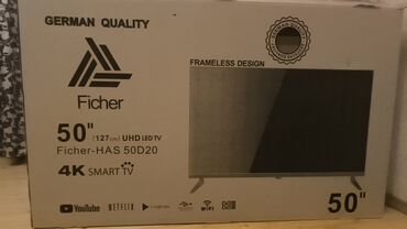 ficher tv: İşlənmiş Televizor Ficher DLED 4K (3840x2160), Pulsuz çatdırılma