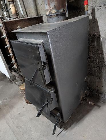 Котлы: Твердотопливный котел/печь длительного горения из стали как новый — 2