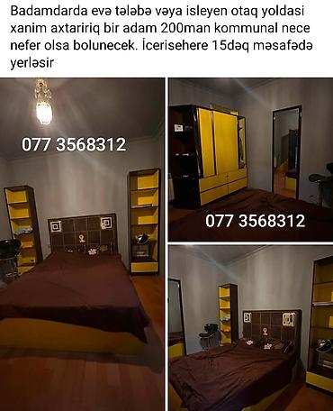 barda: Tələbə qızlar Badamdarda yerləşən mənzilə xanım otaq yoldaşı — 4