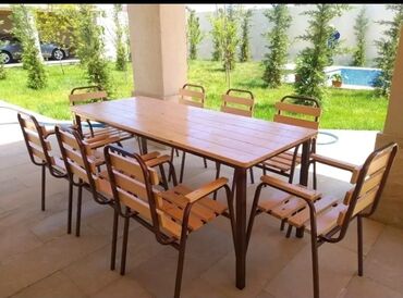 Masa və oturacaq dəstləri: Yeni, Açılmayan, Kvadrat masa, 4 stul — 4