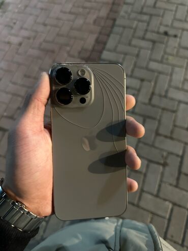 мобильный принтер: IPhone 15 Pro Max, 256 ГБ, Natural Titanium, Коробка, 86 %