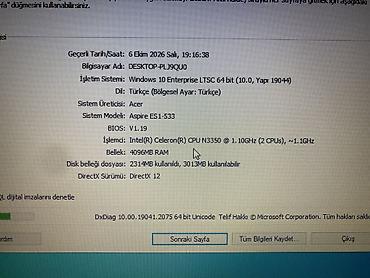 120 w adaptor: İşlənmiş Acer Aspire, 15.6 ", Intel Celeron, 128 GB — 1