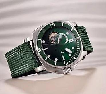 Ručni satovi: PAGANI DESIGN PD-1736 -Zelena- Seiko Automatic mehanizam Potpuno nov — 6