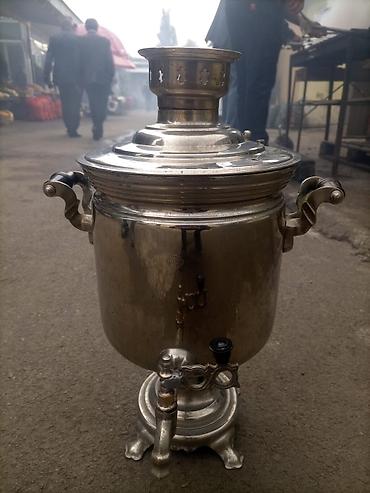 Техника для кухни: Klassik metal samovar – kömür/odla işləyən model - Material: qalın — 2