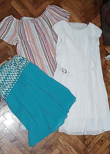 upoznavanje sms: Paket sadrzi haljinu bluzu i tuniku/haljinu vel.L/Xl ZA DOSATNE SLIKE — 1