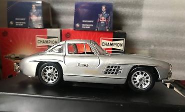 Avtomobil modelləri: Коллекционная модель Mercedes-Benz 300SL Coupe W198 Silver 1954 — 12