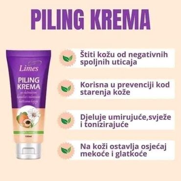 Nega kože: Piling krema 💜💜💜 piling krema sa ekstraktom kamilice i mlevenim — 12