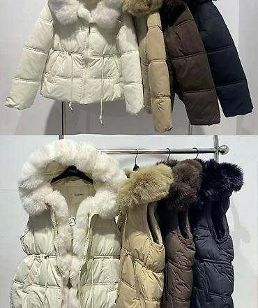 north face patike muske: Ženska zimska jakna sa bogatim krznenim okovratnikom i kapuljačom - — 4
