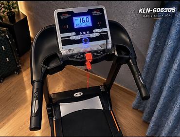 Qaçış trenajorları: KLN Cardio KLN-6069DS qaçış trenajoru - Maksimum sürət: 14 km/s - — 2