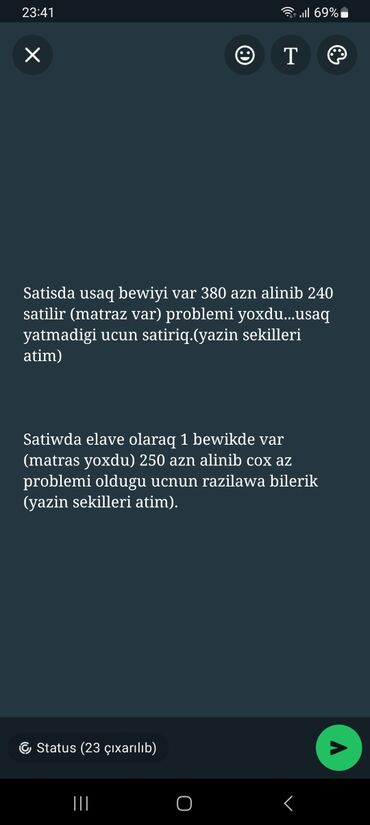 usaq besiyi qiymetleri: Oğlan və qız üçün, İşlənmiş, Dördbucaq, Beşik, Dəstsiz, Matras ilə, Yellənmə mexanizm ilə