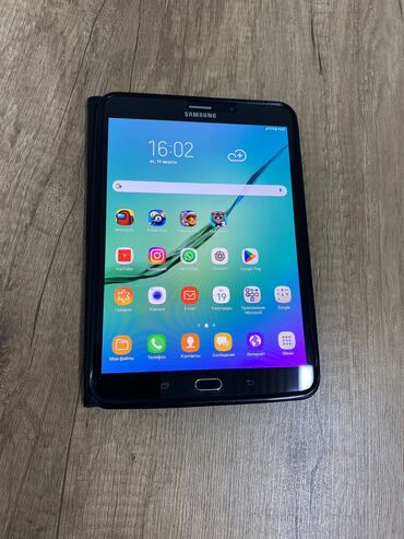 Планшеты: Планшет, Samsung, память 32 ГБ, 7" - 8", 4G (LTE), Б/у, Классический цвет - Черный