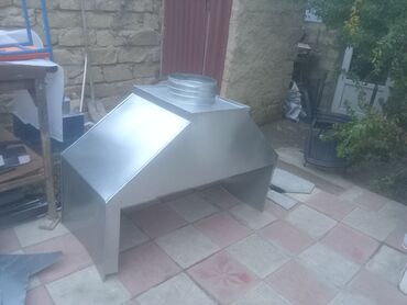 Restoran manqalları: Metal manqal və tüstü çəkən sistemləri - Material: qalvanizli metal — 4