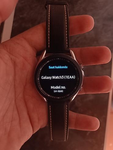 Qol saatları və aksesuarlar: Samsung Galaxy Watch3 – 45 mm ağıllı saat tecili satılır zaretka — 3