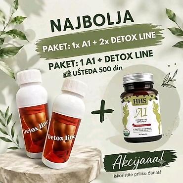 Suplementi: Paket za podršku mršavljenju i detoksikaciji: HHS A1 kapsule + Detox — 1