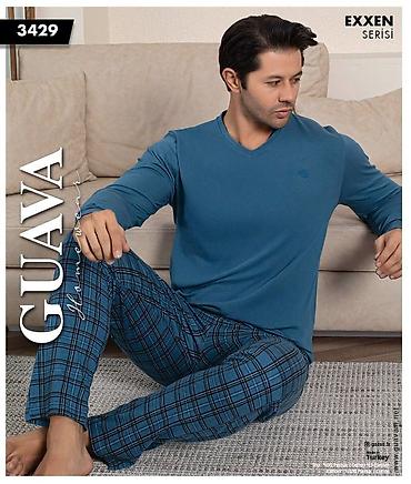 half zip: Турецкие мужские пижамы из 💯 хлопок Размеры 42 по 66 (7хл) — 6