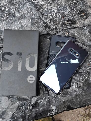 samsung bu telefon: Samsung Galaxy S10e, Б/у, 128 ГБ, цвет - Черный, 1 SIM
