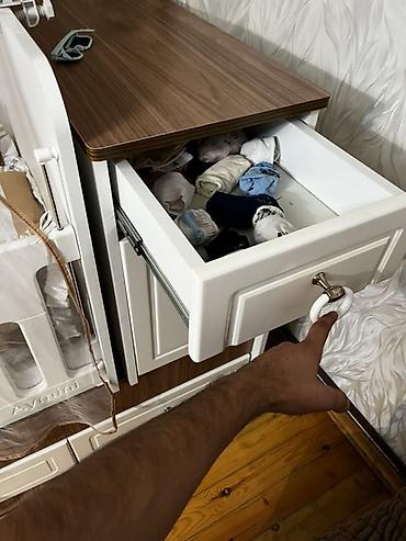 gencede mebel: Uşaq beşiyi – modul tipli, şkaflı və çekmecəli - Material: ağ və — 3