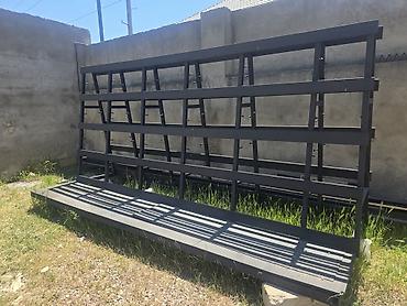 stend vitrin: Şüşə və vitraj panellərin daşınması üçün metal “A-Frame” stend - — 2