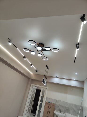 Натяжной потолок: Натяжной потолок Глянцевое, Матовое, 3D потолки Бесплатный замер, Гарантия, Монтаж — 26