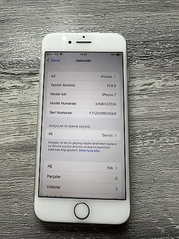 Apple iPhone: IPhone 7, Gümüşü, Barmaq izi, Face ID — 20