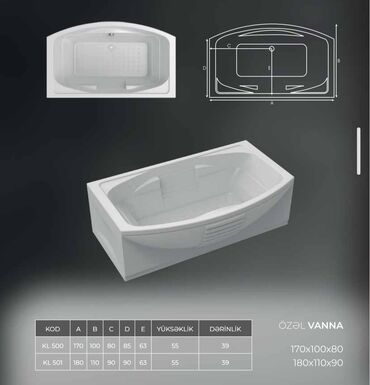 Vannalar: Yeni Vanna, Ödənişli çatdırılma -da lalafo.az — 8 Vannalar: Yeni Vanna, Ödənişli çatdırılma — 8