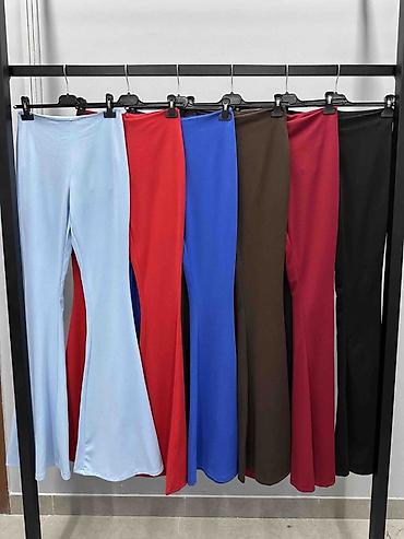 pantalone mona: Ženske pantalone sa zvonastim nogavicama
1800 din ili dve za 3200din — 3