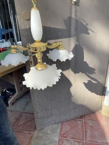светодиодная лампа: Çılçıraq, 3 lampa, Metal